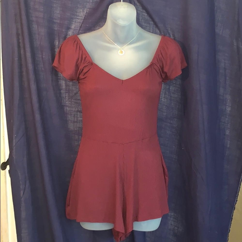‼️Read Description Maroon Romper